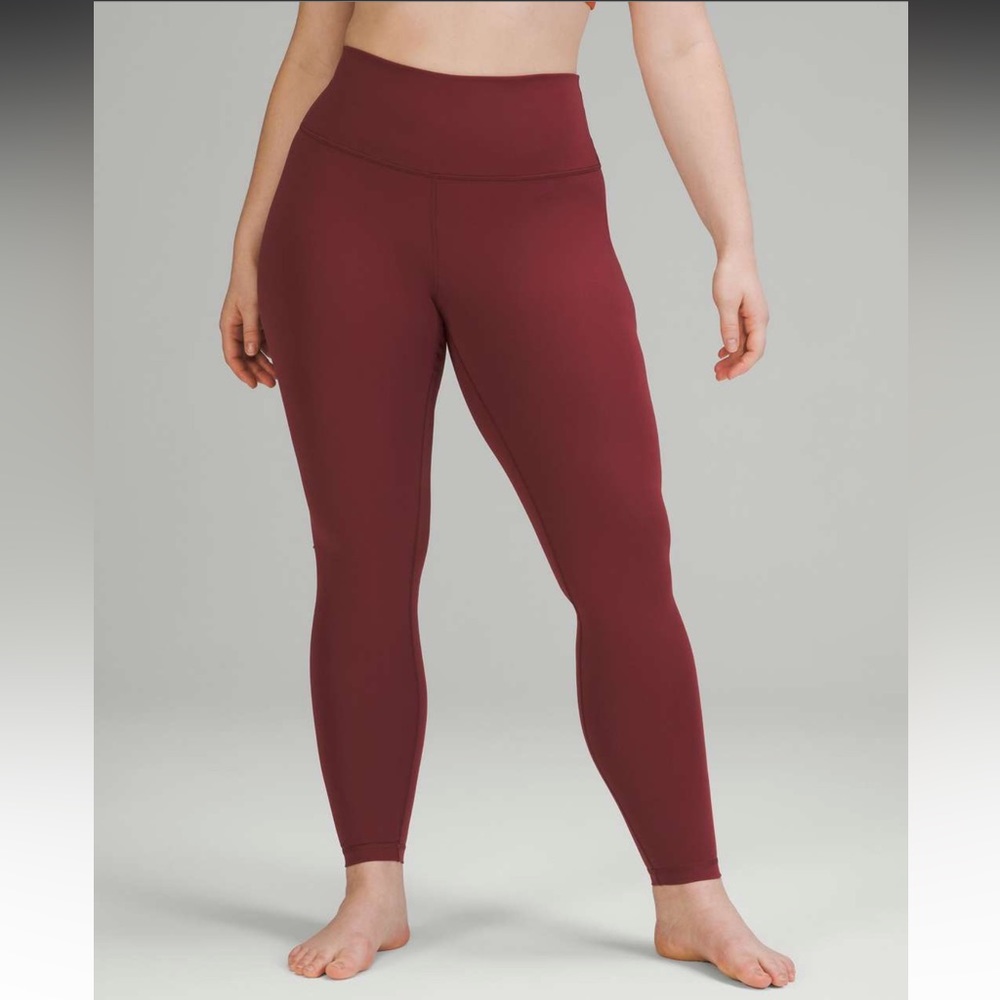 Lululemon Wunder Under High-Rise Tight 28" *Full-On Luxtreme Mulled Wine SIZE 8